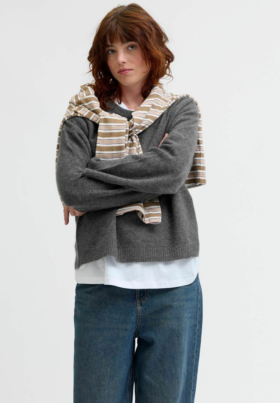 Джемпер JJXX Jumper, Dark Grey Melange/Mottled Dark Grey
Джемпер JJXX Jumper, Dark Grey Melange/Mottled Dark Grey