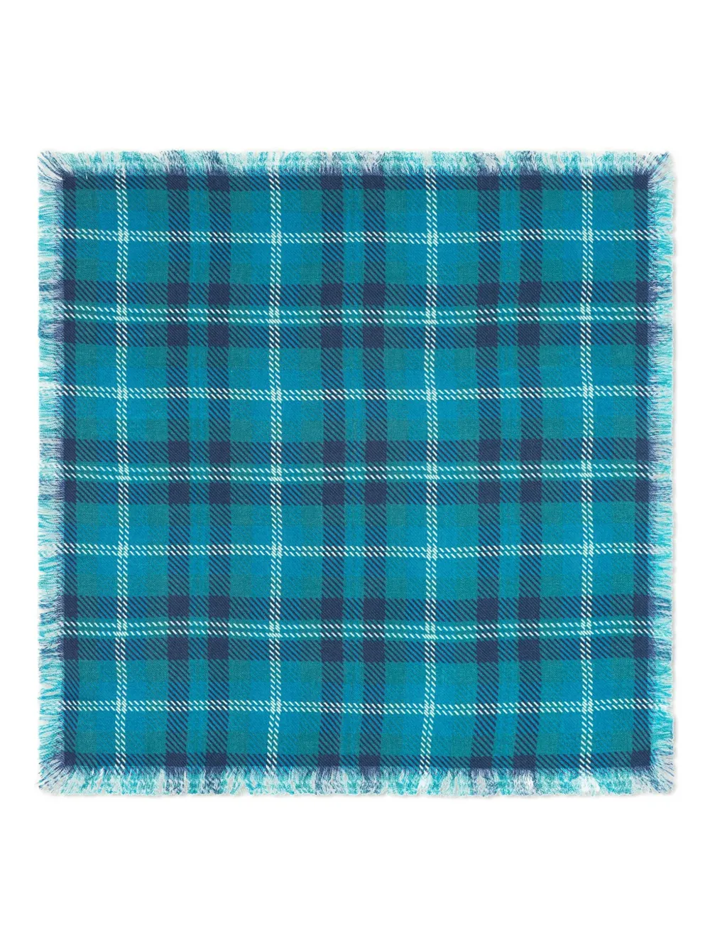 Клетчатый шарф с бахромой Eric Bompard, синий
Клетчатый шарф с бахромой Eric Bompard, синий