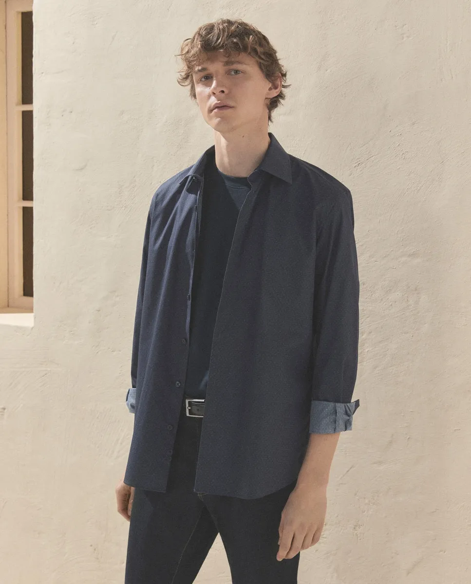 Мужская поплиновая рубашка Dustin, тёмно-синий
Мужская поплиновая рубашка Dustin, тёмно-синий