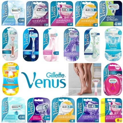 Стержни для женской бритвы Venus Gillette Smooth, синие
Стержни для женской бритвы Venus Gillette Smooth, синие