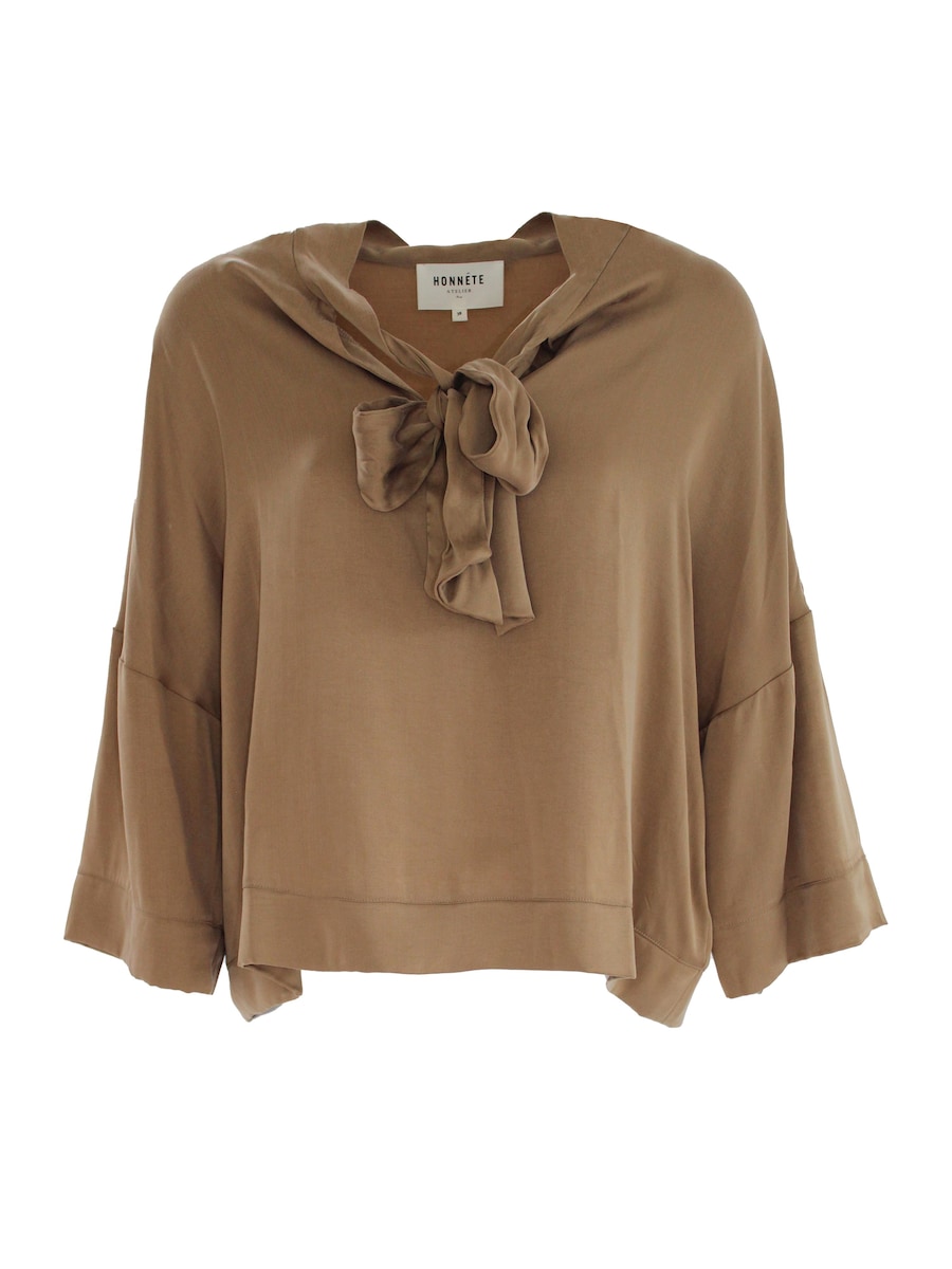 Блуза Honnête Atelier Chantelle, коричневый
Блуза Honnête Atelier Chantelle, коричневый