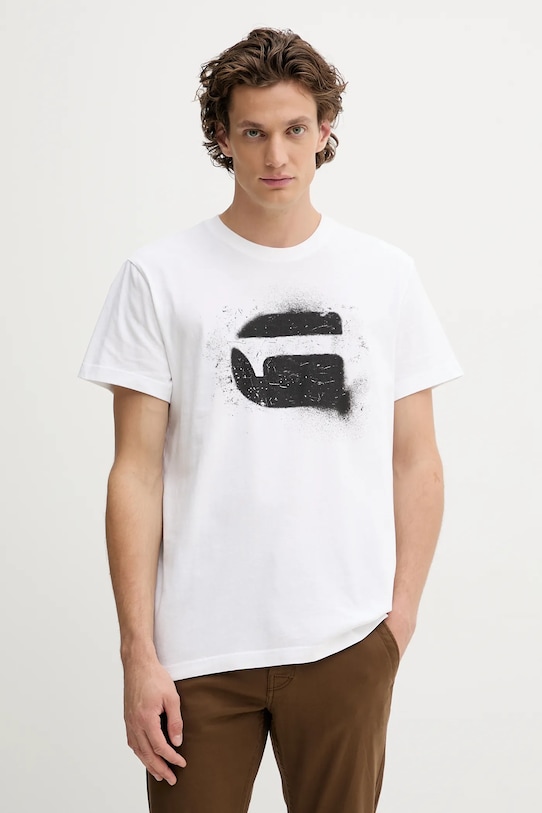 Хлопковая футболка G-Star, белый
Хлопковая футболка G-Star, белый