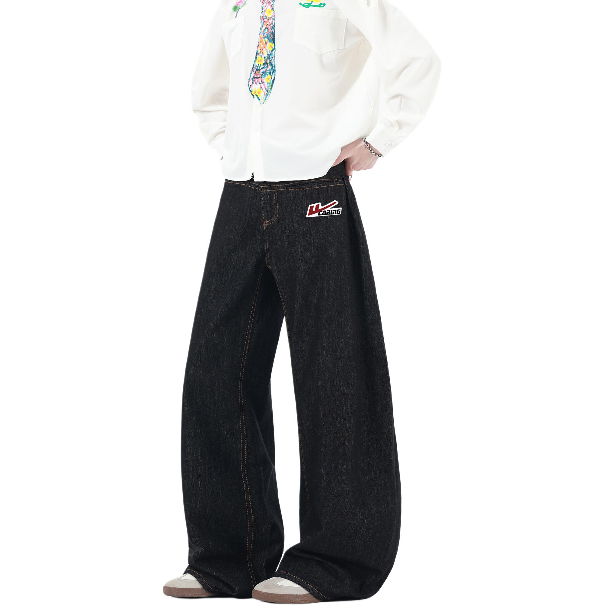 WARRIOR Джинсы Unisex Black DIY Badge Moderate Straight Fit
WARRIOR Джинсы Unisex Black DIY Badge Moderate Straight Fit