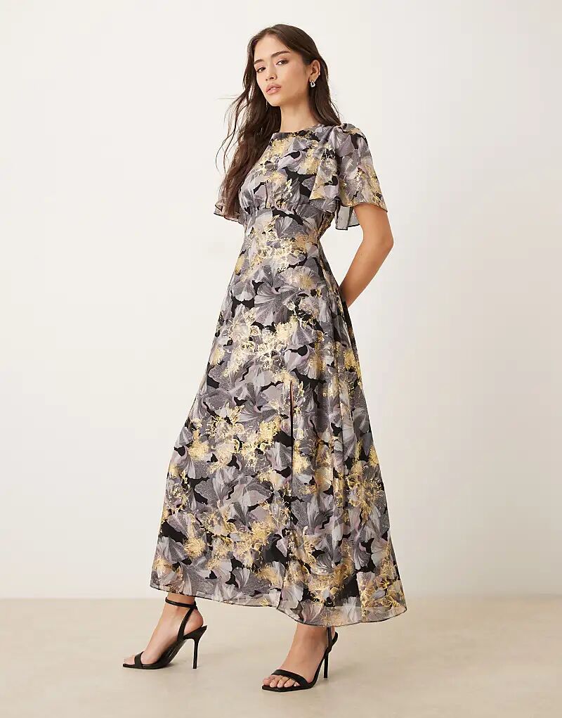 Платье мидакси Lovedrobe с цветочным принтом и рукавами-ангелами в цвете «мульти»
Платье мидакси Lovedrobe с цветочным принтом и рукавами-ангелами в цвете «мульти»