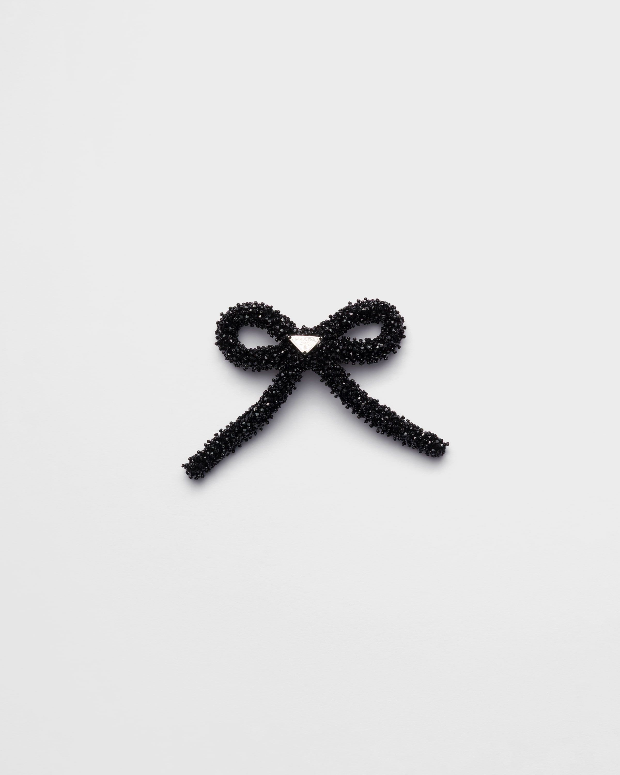 Заколка для волос с кристаллами Prada, черный
Заколка для волос с кристаллами Prada, черный