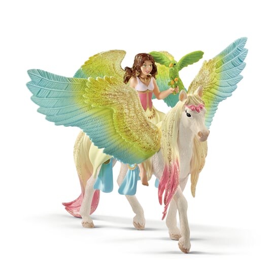 Schleich, статуэтка, Сура Фея с мерцающим пегасом
Schleich, статуэтка, Сура Фея с мерцающим пегасом