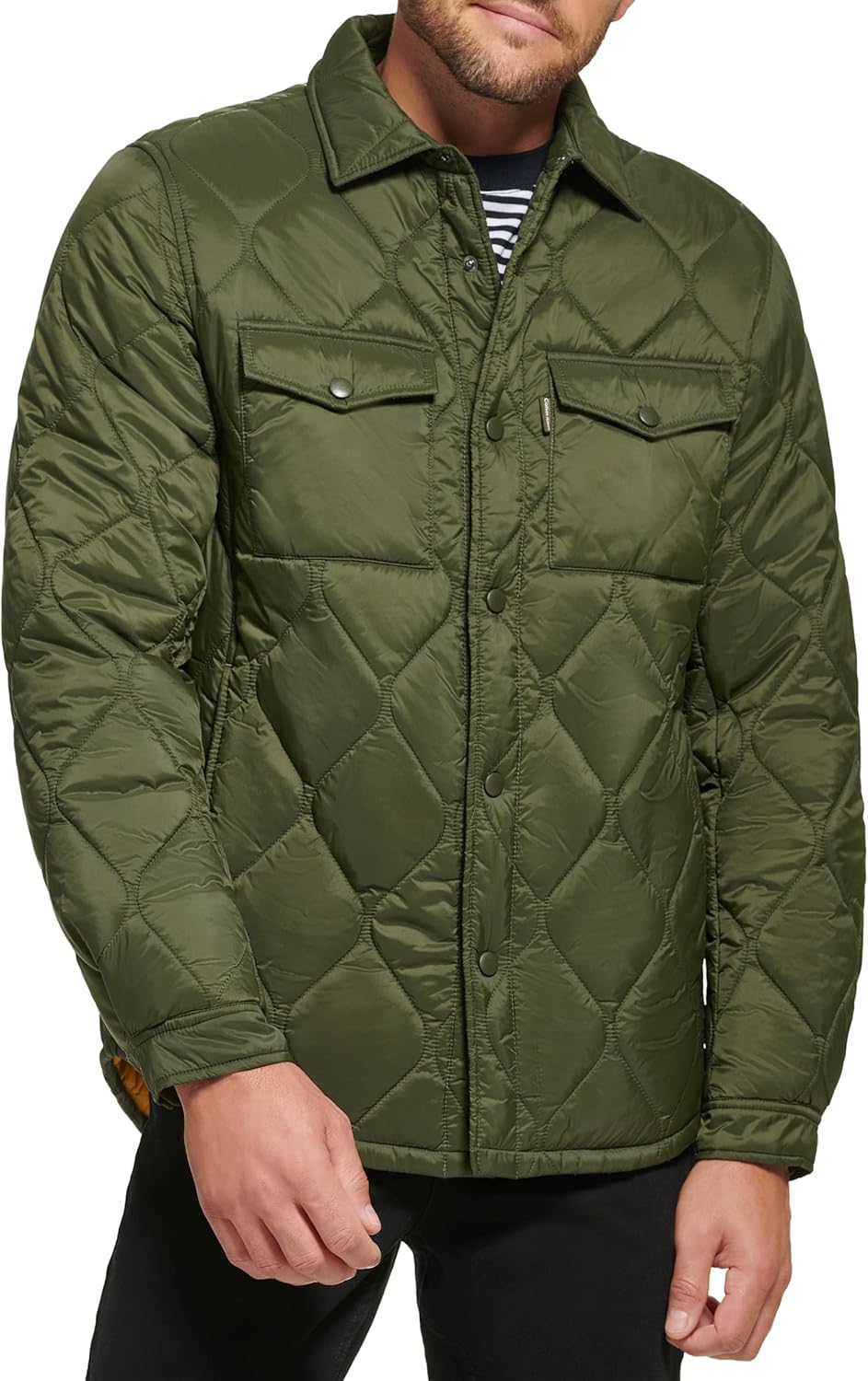 Мужская стеганая куртка Calvin Klein Diamond, Shacket Olive
Мужская стеганая куртка Calvin Klein Diamond, Shacket Olive