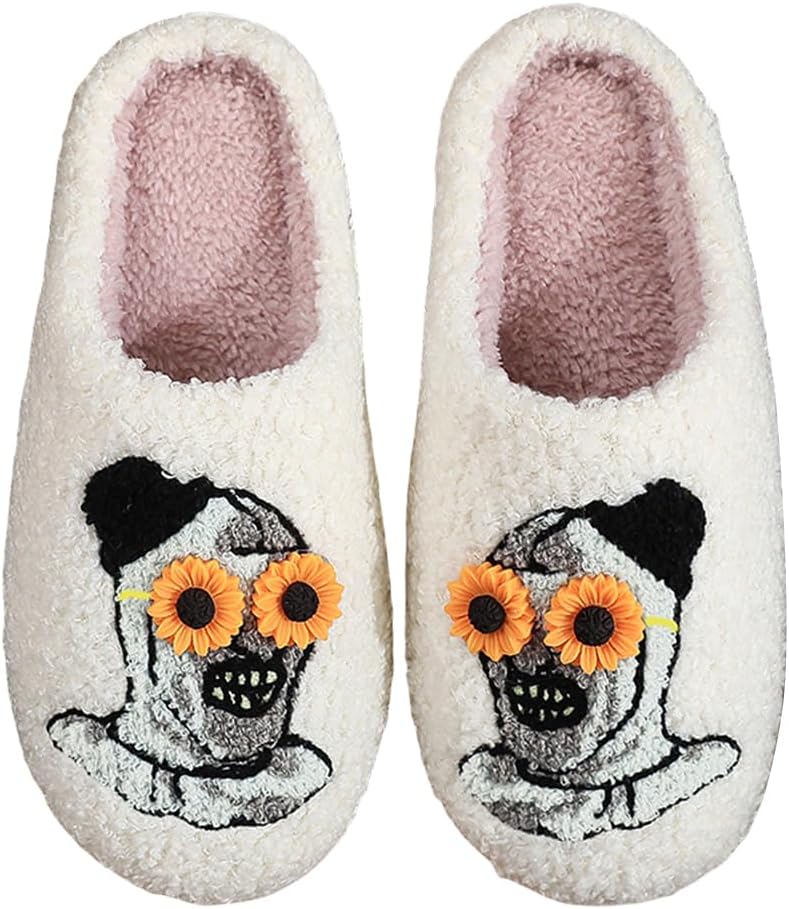 Домашние тапочки на Хэллоуин для женщин и мужчин - уютные плюшевые домашние тапочки с нескользящей подошвой, милые изображения привидений/тыкв/летучих мышей, нескользящие, удобные для дома, для взрослых Hi-Y2Kgirls, A30
Домашние тапочки на Хэллоуин для женщин и мужчин - уютные плюшевые домашние тапочки с нескользящей подошвой, милые изображения привидений/тыкв/летучих мышей, нескользящие, удобные для дома, для взрослых Hi-Y2Kgirls, A30
