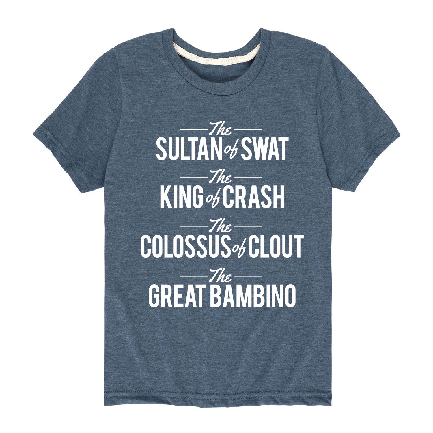 Футболка с рисунком бейсбольных прозвищ для мальчиков 8–20 лет Licensed Character, синий
Футболка с рисунком бейсбольных прозвищ для мальчиков 8–20 лет Licensed Character, синий