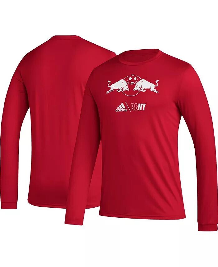 Мужская красная футболка с длинным рукавом New York Red Bulls Icon adidas
Мужская красная футболка с длинным рукавом New York Red Bulls Icon adidas