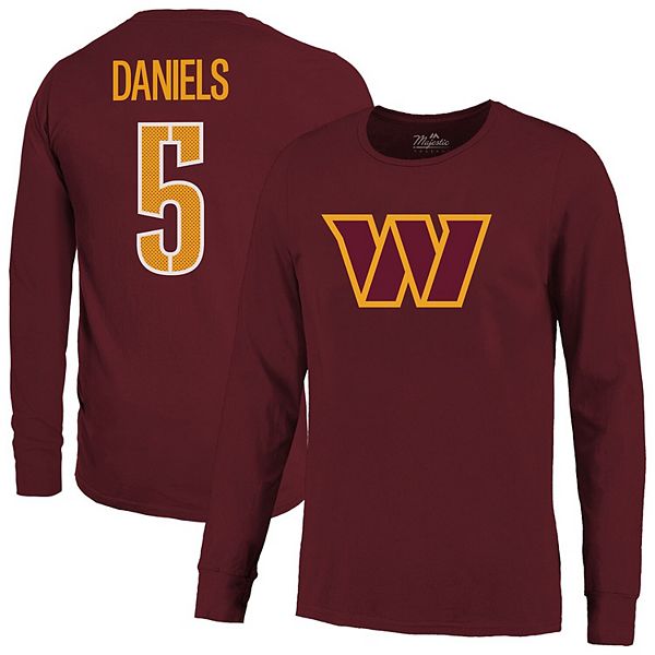 Футболка с длинным рукавом Washington Commanders Jayden Daniels Majestic Threads
Футболка с длинным рукавом Washington Commanders Jayden Daniels Majestic Threads