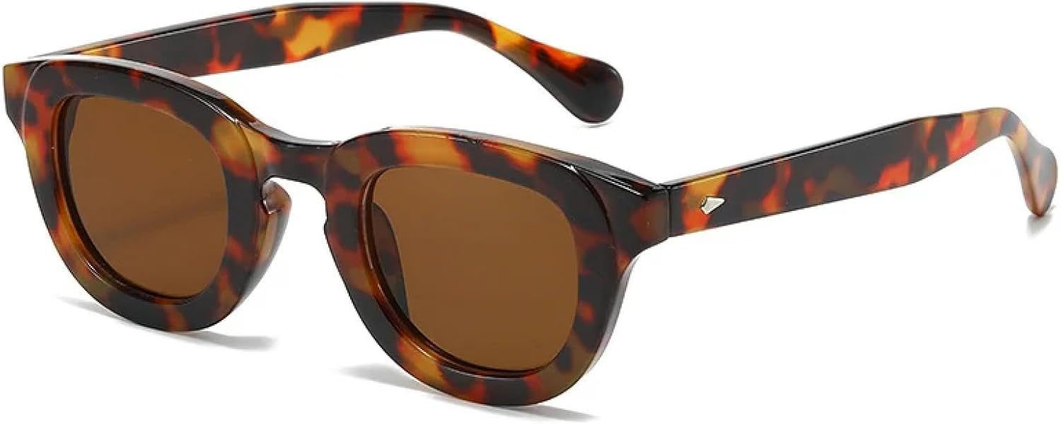 Овальные солнцезащитные очки для женщин, градиентные линзы конфетного цвета; для мужчин, модные, темно-зеленые, с заклепками, защита от УФ-излучения UV400 HHZZYVY, Leopard Tea
Овальные солнцезащитные очки для женщин, градиентные линзы конфетного цвета; для мужчин, модные, темно-зеленые, с заклепками, защита от УФ-излучения UV400 HHZZYVY, Leopard Tea