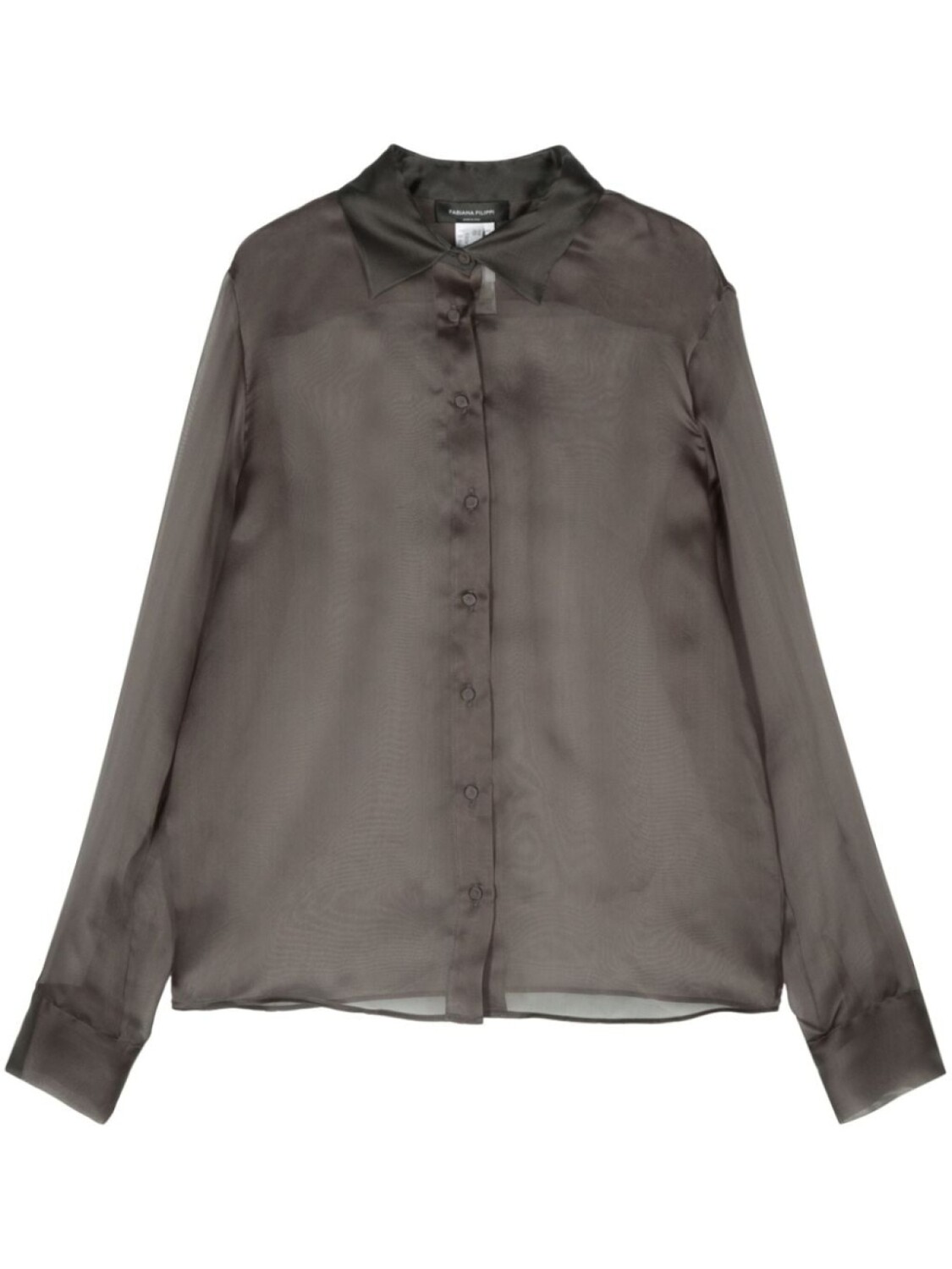 Fabiana Filippi рубашка из органзы, серый
Fabiana Filippi рубашка из органзы, серый