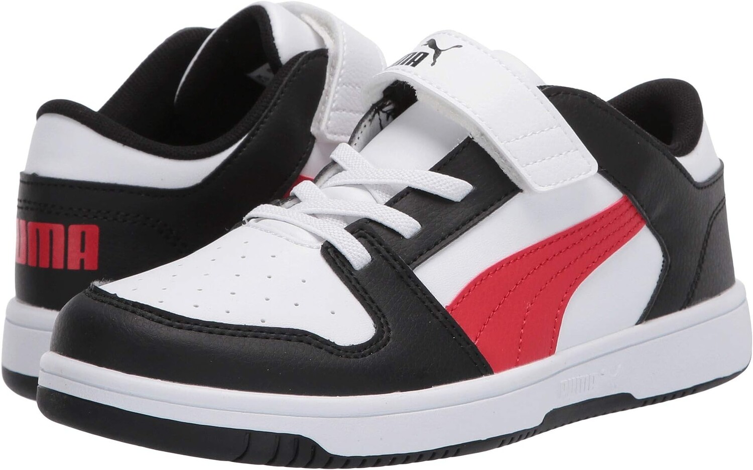 Кроссовки Puma Puma Kids Rebound Layup Lo Synthetic Leather Hook and Loop Sneakers, цвет Puma White/Puma Black/High Risk Red 1
Кроссовки Puma Puma Kids Rebound Layup Lo Synthetic Leather Hook and Loop Sneakers, цвет Puma White/Puma Black/High Risk Red 1