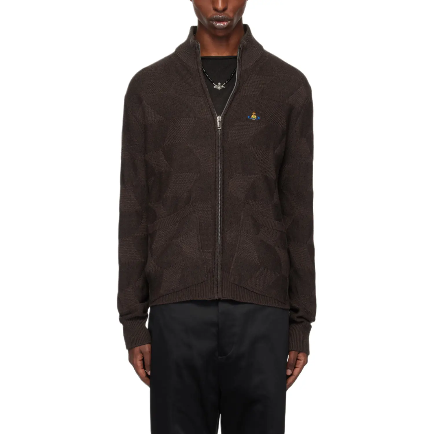 Трикотажный свитер мужской Vivienne Westwood, черный
Трикотажный свитер мужской Vivienne Westwood, черный