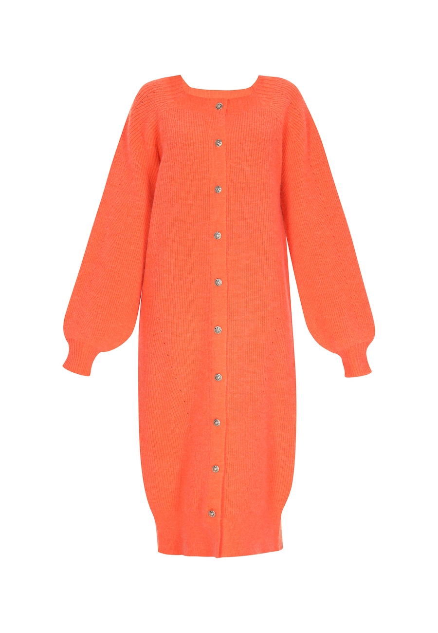 Вязаный кардиган IZIA, оранжевый
Вязаный кардиган IZIA, оранжевый