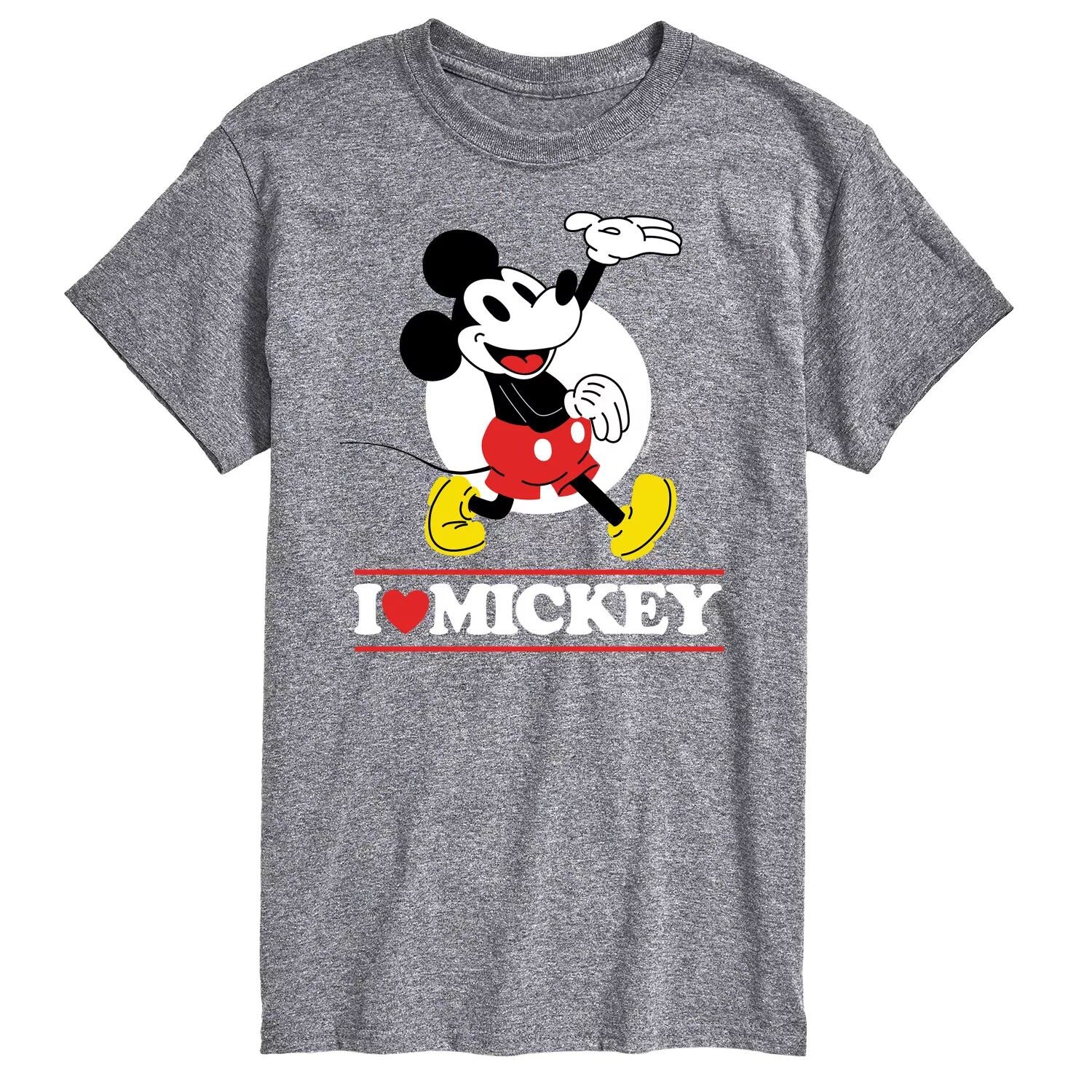 Мужская футболка с рисунком Микки Мауса Disney's I Love Mickey Licensed Character
Мужская футболка с рисунком Микки Мауса Disney's I Love Mickey Licensed Character