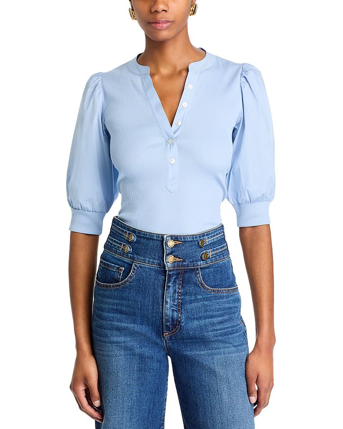 Корсет Coralee с пышными рукавами Veronica Beard, синий
Корсет Coralee с пышными рукавами Veronica Beard, синий