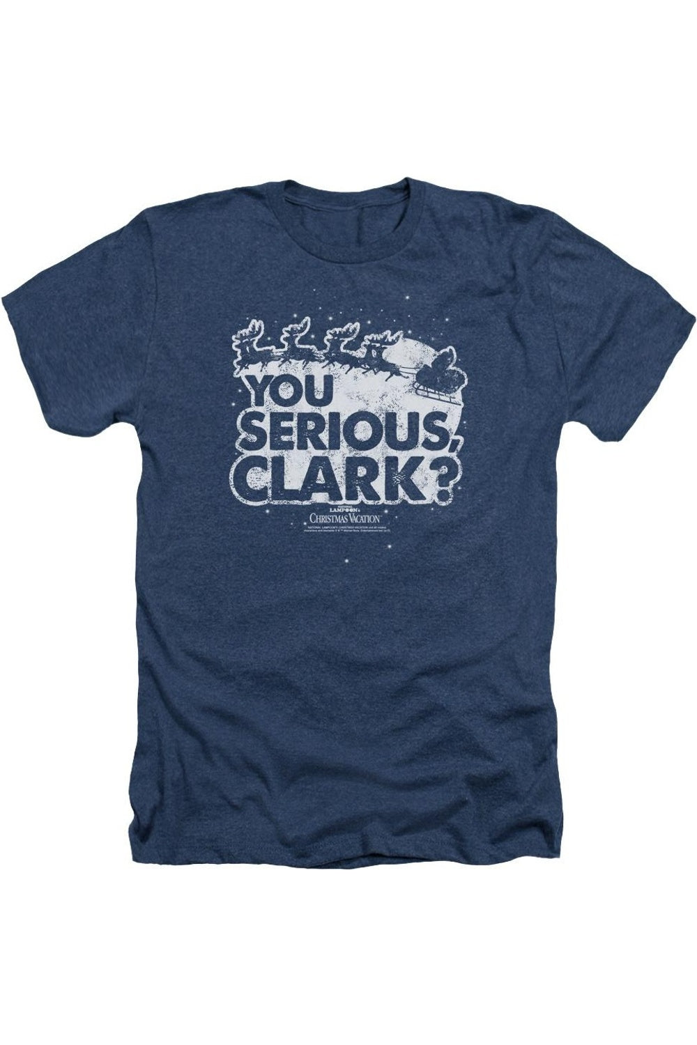 Рождественские каникулы You Serious Clark Adult Heather Tee / Футболка Gildan, темно-синий
Рождественские каникулы You Serious Clark Adult Heather Tee / Футболка Gildan, темно-синий