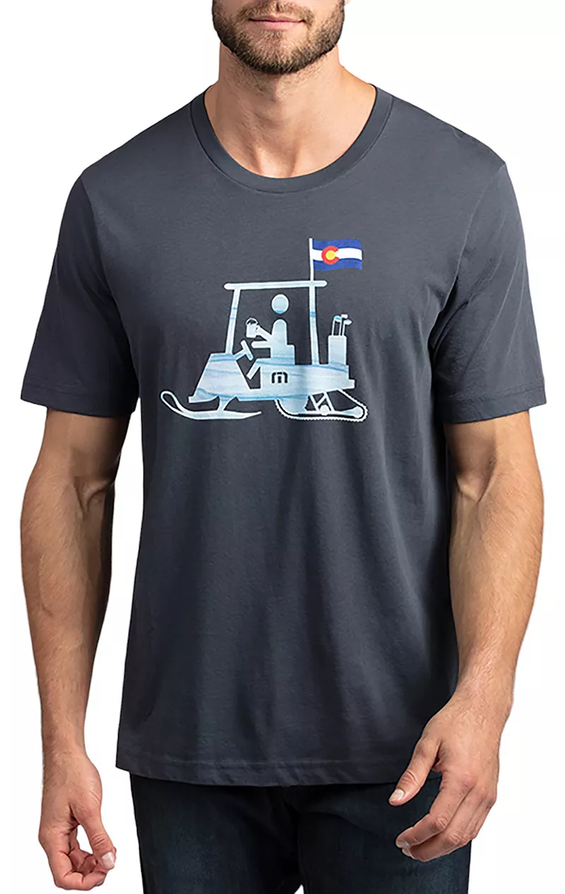 Мужская футболка для гольфа TravisMathew Rockies Road 2.0 CO State с графическим рисунком, цвет Blue Nights
Мужская футболка для гольфа TravisMathew Rockies Road 2.0 CO State с графическим рисунком, цвет Blue Nights