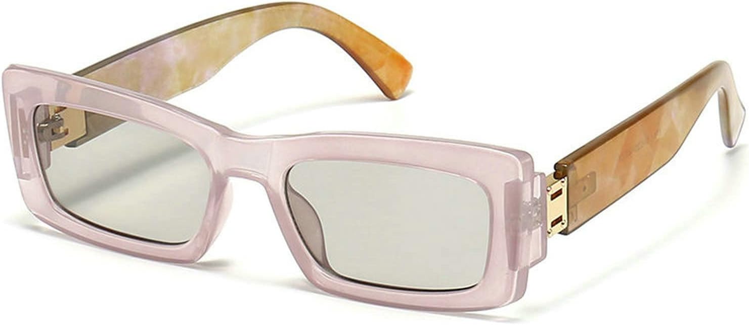 COTIA Модные разноцветные прямоугольные женские солнцезащитные очки в стиле ретро, квадратные узкие очки с защитой от УФ-излучения UV400, мужские винтажные розово-зеленые солнцезащитные очки, Purple
COTIA Модные разноцветные прямоугольные женские солнцезащитные очки в стиле ретро, квадратные узкие очки с защитой от УФ-излучения UV400, мужские винтажные розово-зеленые солнцезащитные очки, Purple