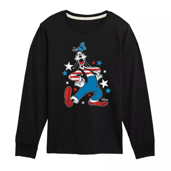 Микки Маус и друзья: Гуфи для мальчиков 8-20 лет, американский графический лонгслив Disney, черный
Микки Маус и друзья: Гуфи для мальчиков 8-20 лет, американский графический лонгслив Disney, черный