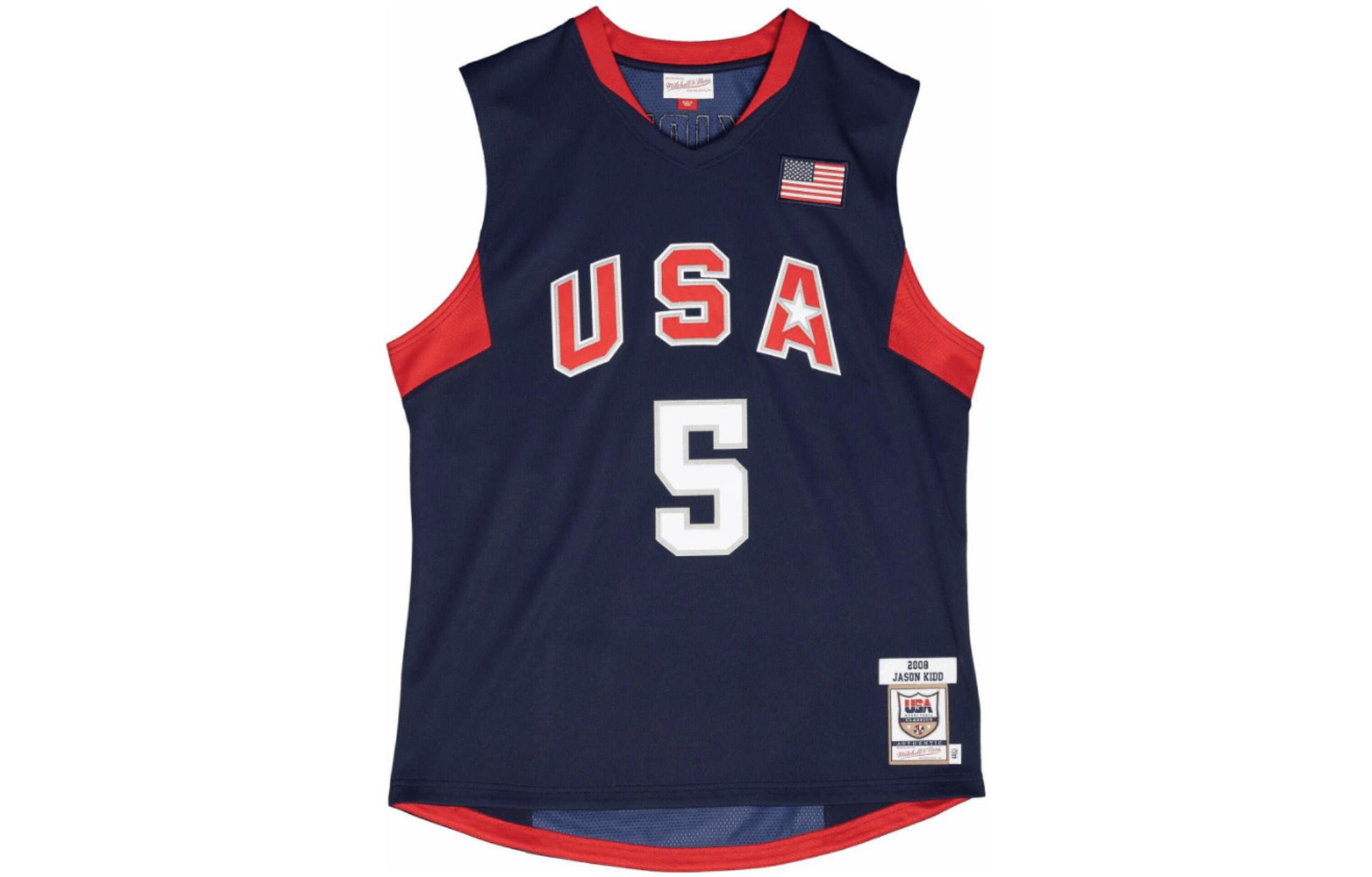 Баскетбольная майка Mitchell & Ness 'NBA Usa 2008 Jason Kidd' Mitchell Ness, синий
Баскетбольная майка Mitchell & Ness 'NBA Usa 2008 Jason Kidd' Mitchell Ness, синий