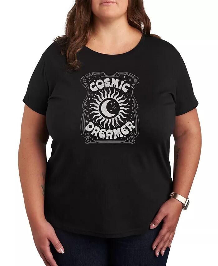Модная футболка больших размеров с рисунком Cosmic Dreamer Hybrid Apparel, черный
Модная футболка больших размеров с рисунком Cosmic Dreamer Hybrid Apparel, черный