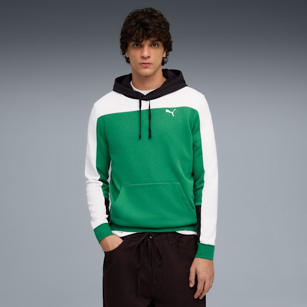 Мужская толстовка с капюшоном Puma Essentials Color Block, зеленый
Мужская толстовка с капюшоном Puma Essentials Color Block, зеленый