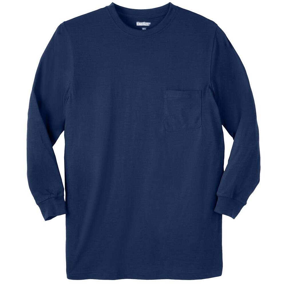 Мужская большая и высокая ультралегкая комфортная футболка Kingsize с длинными рукавами KingSize, темно-синий
Мужская большая и высокая ультралегкая комфортная футболка Kingsize с длинными рукавами KingSize, темно-синий