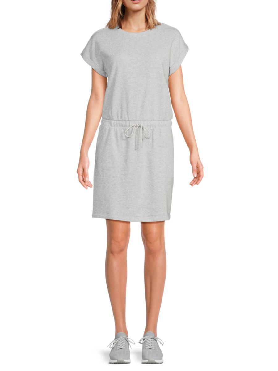 Мини-платье из хлопковой смеси с завязками на завязках Andrew Marc, цвет Heather Grey
Мини-платье из хлопковой смеси с завязками на завязках Andrew Marc, цвет Heather Grey