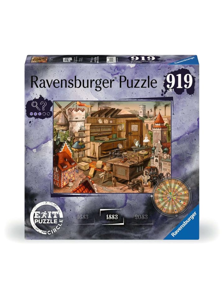 Пазл Ravensburger из 919 деталей, тема 1883 года, цветной
Пазл Ravensburger из 919 деталей, тема 1883 года, цветной