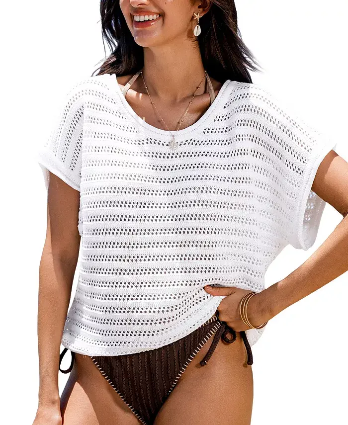 Женская мягкая люксовая белая блуза Cover-Up Top Cupshe, белый
Женская мягкая люксовая белая блуза Cover-Up Top Cupshe, белый