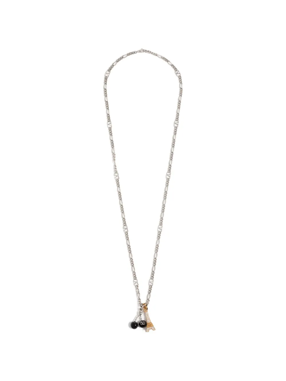 Колье с подвеской и кристаллами Valentino Garavani, серебряный
Колье с подвеской и кристаллами Valentino Garavani, серебряный