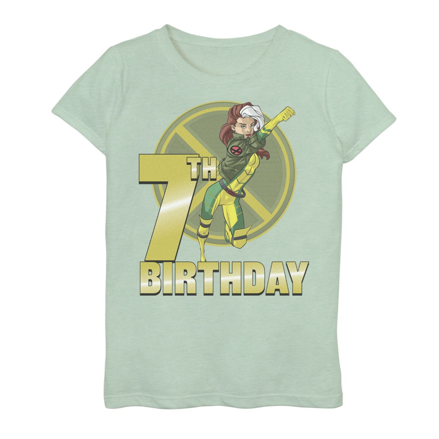 Футболка с изображением значка на 7-й день рождения для девочек 7–16 лет Marvel X-Men Rogue Marvel
Футболка с изображением значка на 7-й день рождения для девочек 7–16 лет Marvel X-Men Rogue Marvel