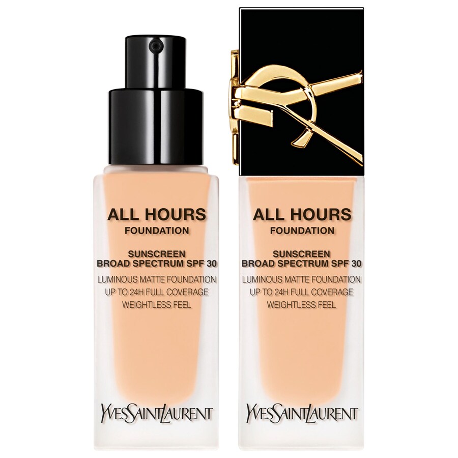 Тональная основа All Hours Luminous Natural Matte Foundation с 24-часовой стойкостью, SPF 30 и гиалуроновой кислотой. Yves Saint Laurent, .85 oz. /25 mL, LC5
Тональная основа All Hours Luminous Natural Matte Foundation с 24-часовой стойкостью, SPF 30 и гиалуроновой кислотой. Yves Saint Laurent, .85 oz. /25 mL, LC5