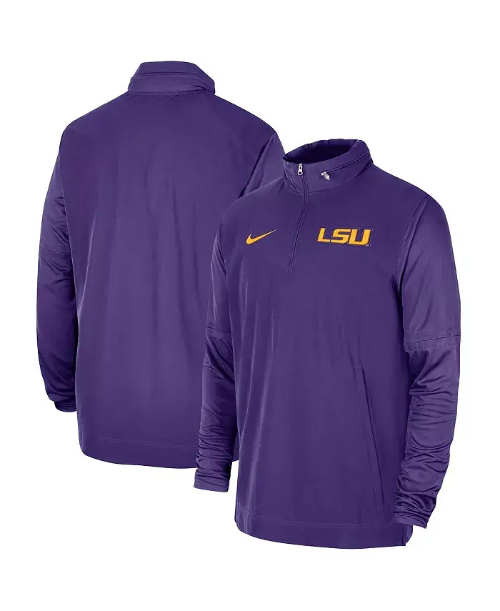 Мужская фиолетовая худи-полузип LSU Tigers 2023 Coach с капюшоном Nike
Мужская фиолетовая худи-полузип LSU Tigers 2023 Coach с капюшоном Nike