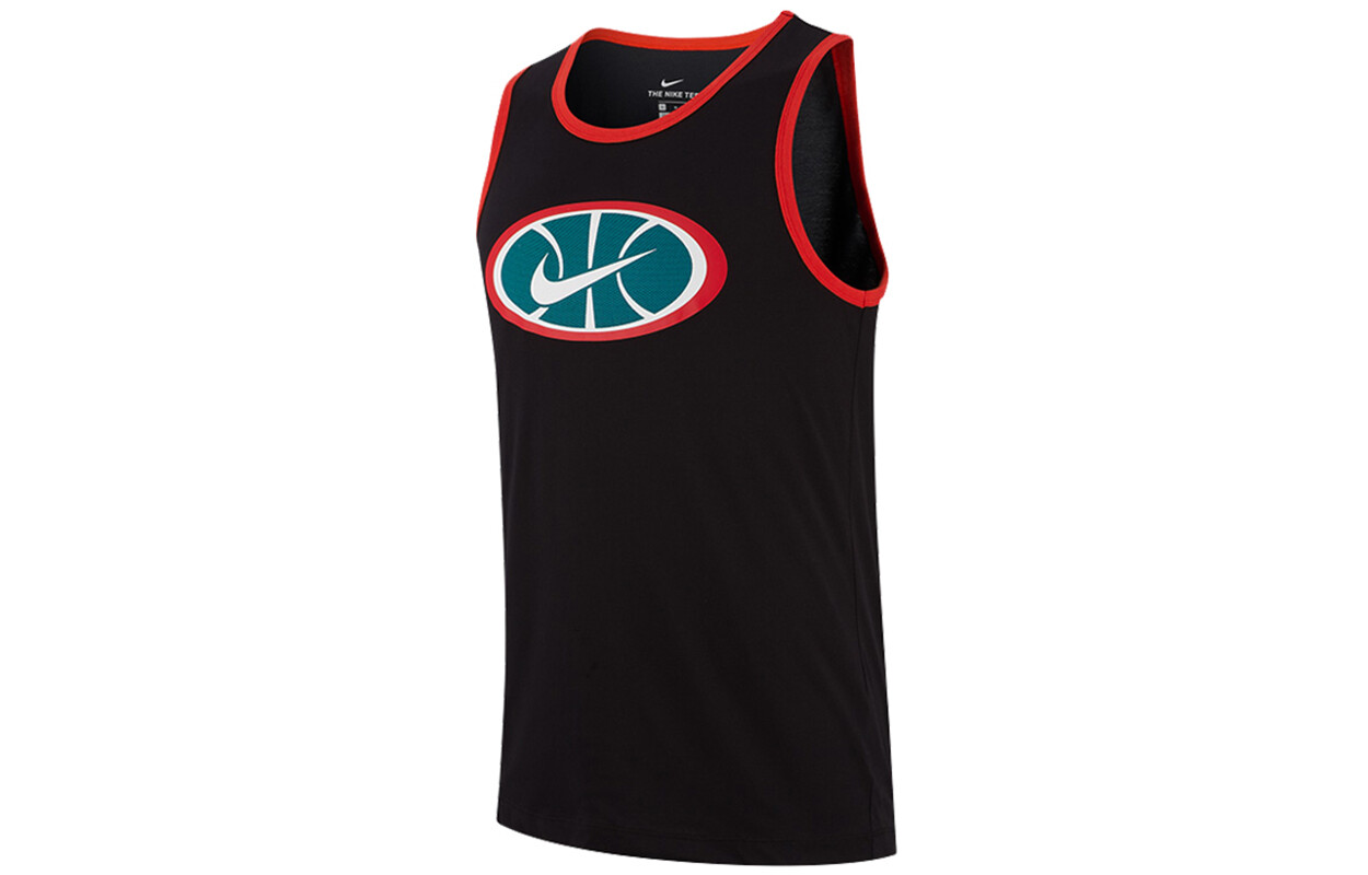 Баскетбольная майка мужская черная Nike, черный 
Баскетбольная майка мужская черная Nike, черный