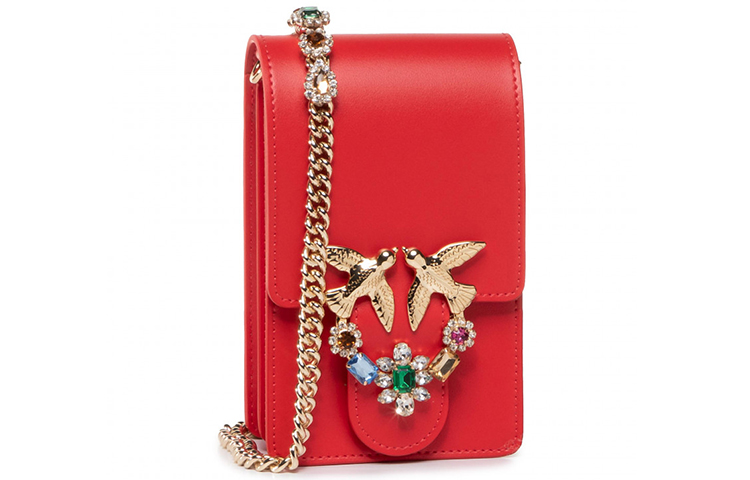 Кожаная сумка Swallow, через плечо, кросс-боди женская красная PINKO
Кожаная сумка Swallow, через плечо, кросс-боди женская красная PINKO