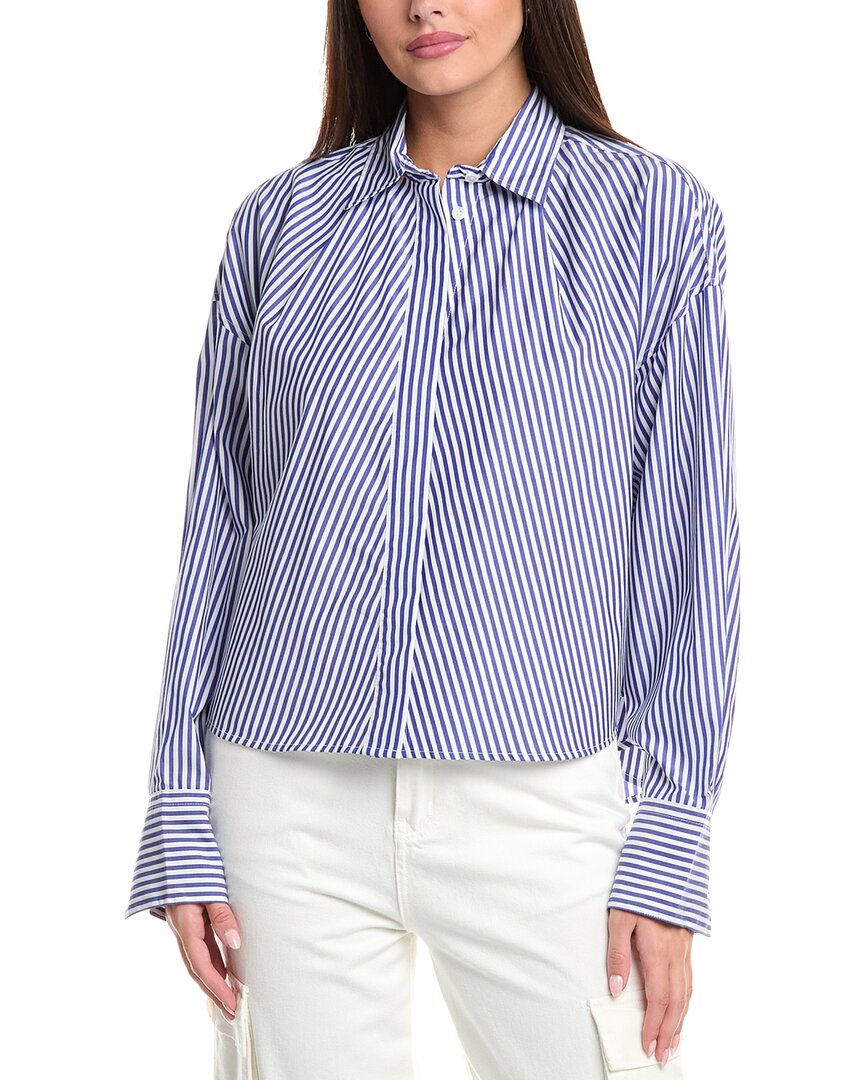 Rag & bone Марта Полосатая Поплиновая Рубашка, синий
Rag & bone Марта Полосатая Поплиновая Рубашка, синий