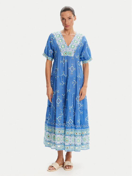 Летнее платье свободного покроя IC25-092 Iconique, синий
Летнее платье свободного покроя IC25-092 Iconique, синий