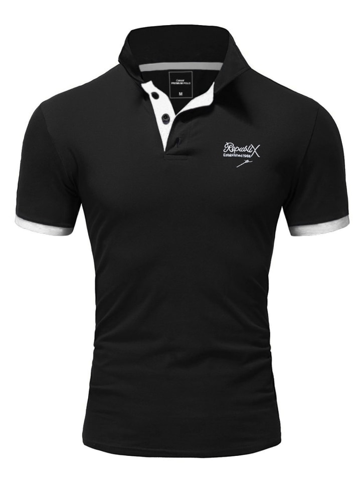 Рубашка-поло REPUBLIX, черный/белый
Рубашка-поло REPUBLIX, черный/белый