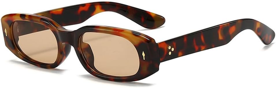 Модные маленькие прямоугольные солнцезащитные очки для женщин в стиле ретро, конфетные цвета, солнцезащитные очки UV400 для мужчин, трендовые панк-очки с заклепками WNCKSQ, Leopard Champagne
Модные маленькие прямоугольные солнцезащитные очки для женщин в стиле ретро, конфетные цвета, солнцезащитные очки UV400 для мужчин, трендовые панк-очки с заклепками WNCKSQ, Leopard Champagne