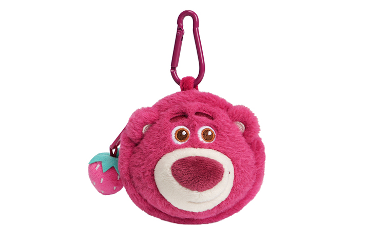 POTDEMIEL Плюшевый кошелек для монет унисекс розово-красный 
POTDEMIEL Плюшевый кошелек для монет унисекс розово-красный