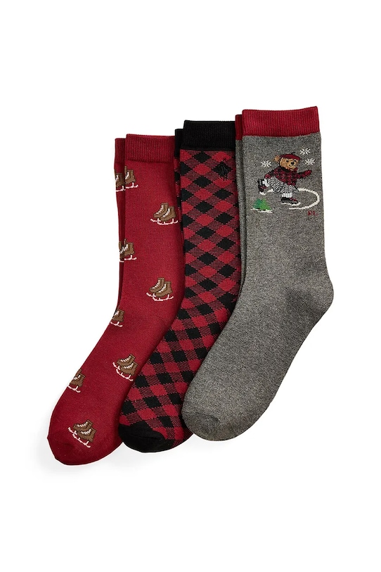 3 пары детских носков Polo Ralph Lauren, бордовый
3 пары детских носков Polo Ralph Lauren, бордовый