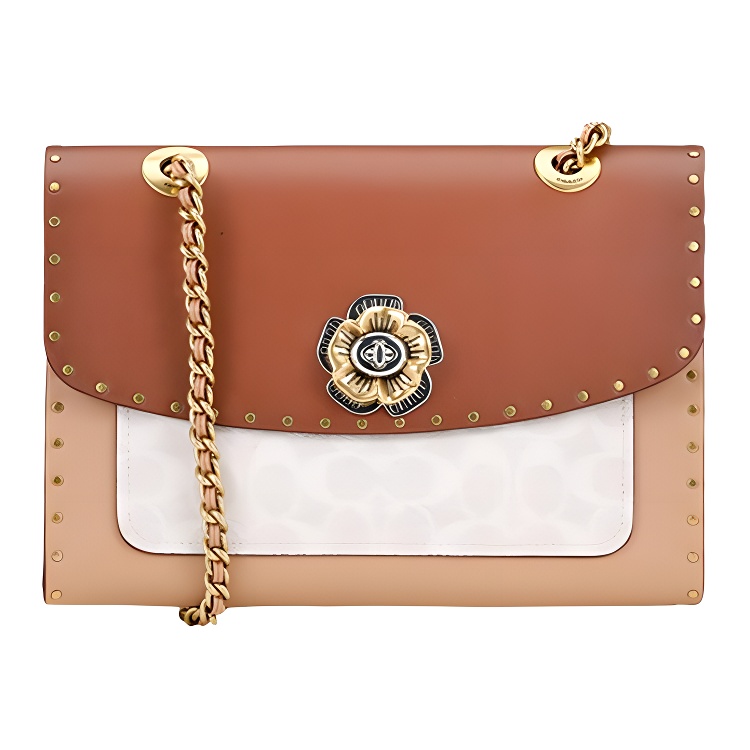 COACH Сумка кроссбоди Parker среднего размера женская карамельно-белая с монограммой
COACH Сумка кроссбоди Parker среднего размера женская карамельно-белая с монограммой