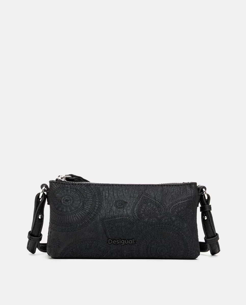 Большой кошелек с эффектом кожи Desigual, черный
Большой кошелек с эффектом кожи Desigual, черный