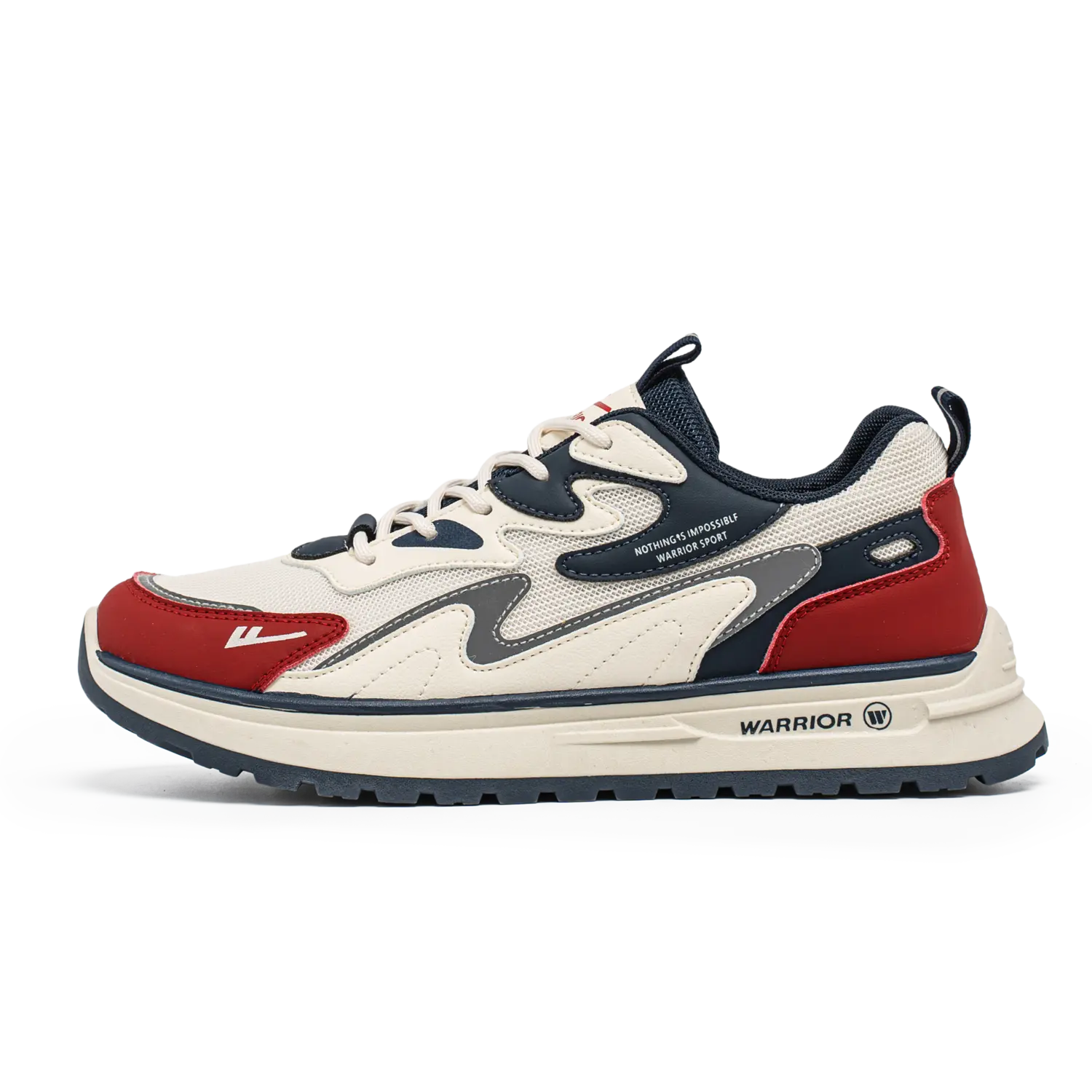 WARRIOR Slip Resistant, Abrasion Resistant, Coverage, Support, Balance Low top Casual Shoes мужские, Beige, Red, Dark Blue
WARRIOR Slip Resistant, Abrasion Resistant, Coverage, Support, Balance Low top Casual Shoes мужские, Beige, Red, Dark Blue