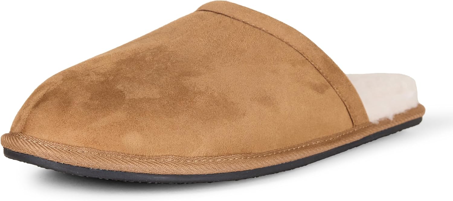 Уютные домашние тапочки Amazon Essentials для мужчин, Chestnut Brown Microsuede
Уютные домашние тапочки Amazon Essentials для мужчин, Chestnut Brown Microsuede