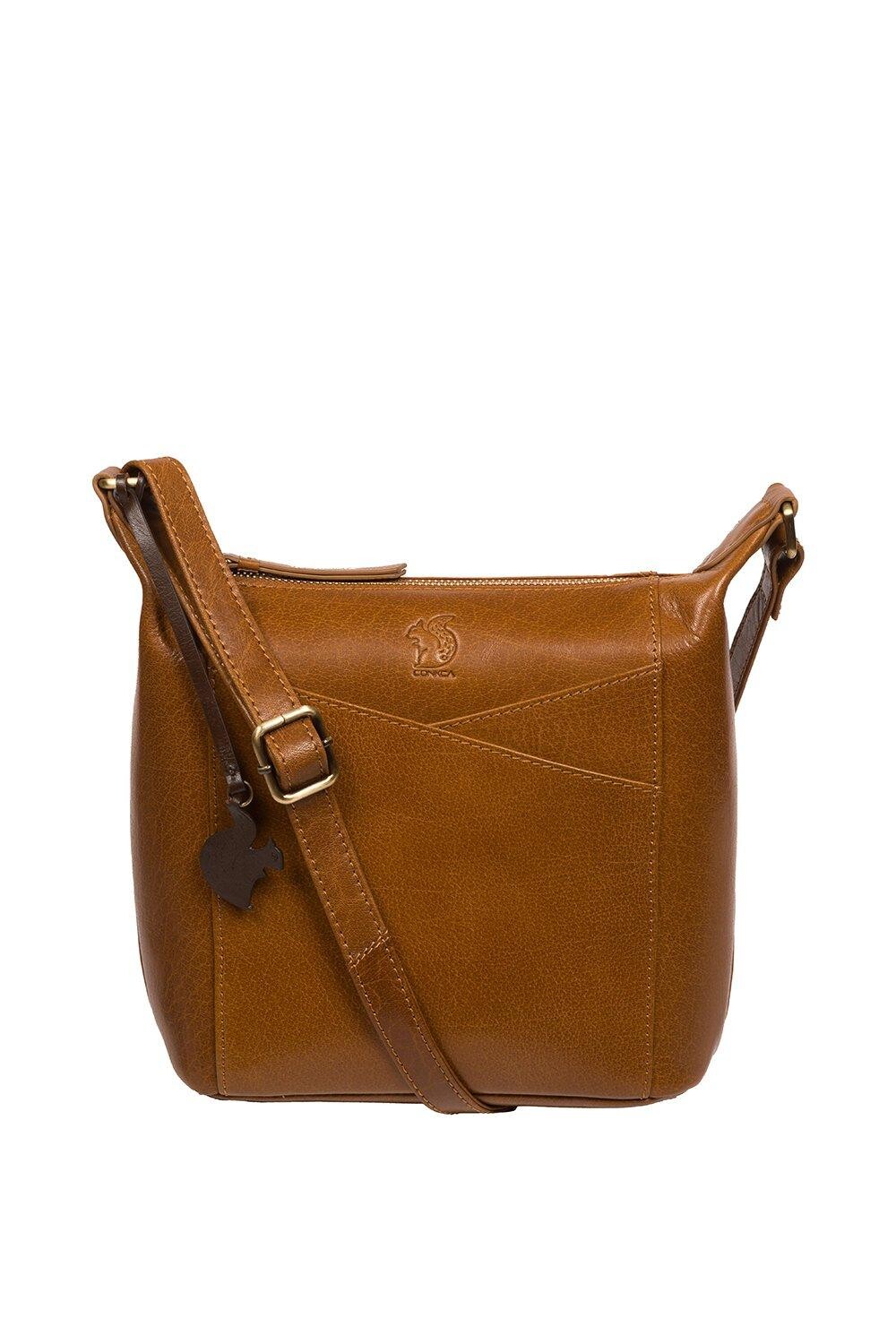 Кожаная сумка через плечо 'Kiki' Conkca London, коричневый
Кожаная сумка через плечо 'Kiki' Conkca London, коричневый